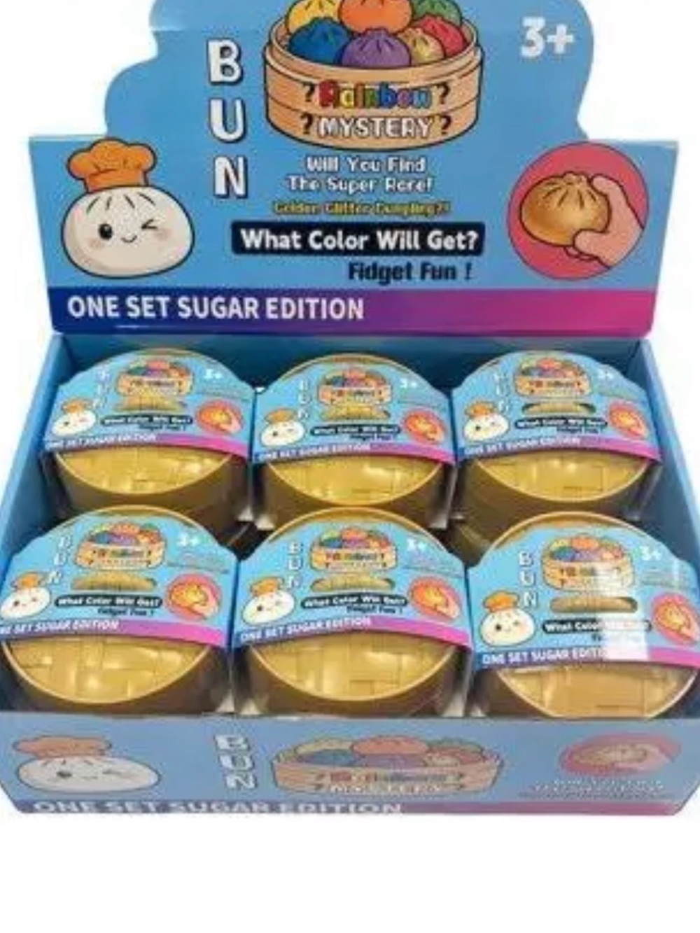 Rainbow Mystery Bun Sugar Edition Surprise Toy - Gold